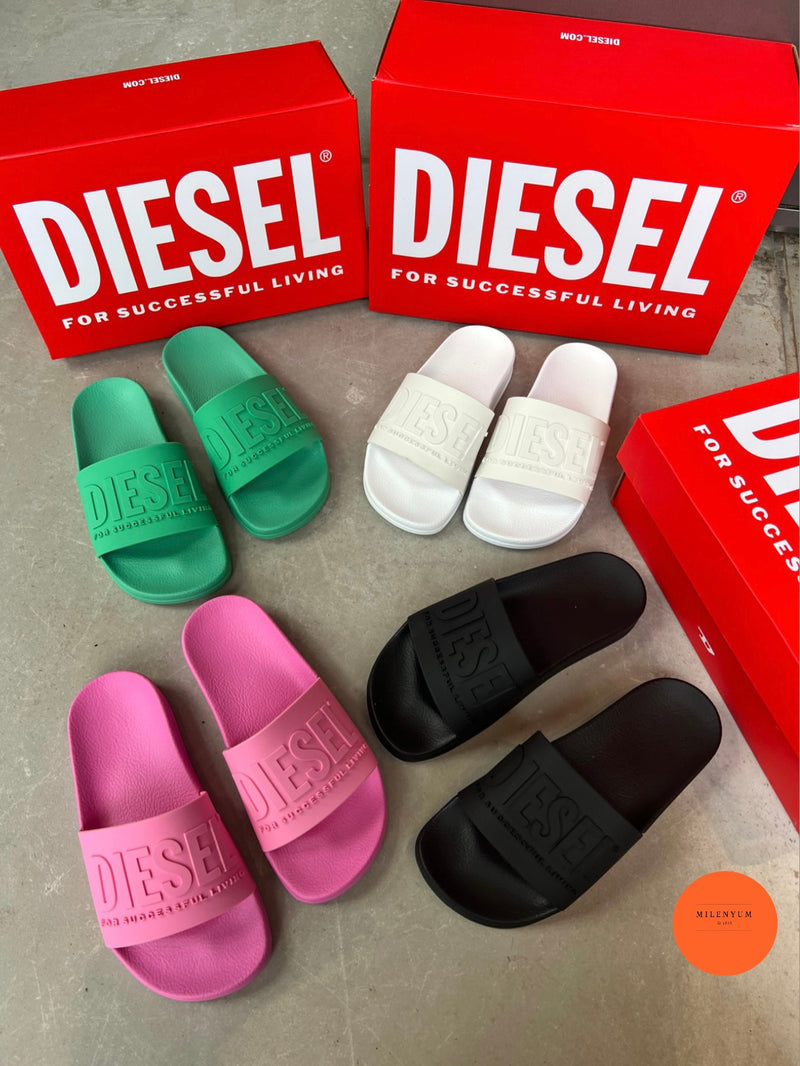 ⁨⁨⁨נשים Diesel כפכף ירוק⁩⁩⁩